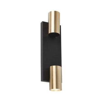 Fali spotlámpa GENESIS 2xGU10/8W/230V fekete ML0380 kép