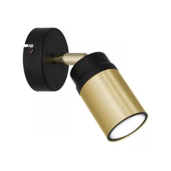 Fali spotlámpa NEST 1xGU10/8W/230V fekete/sárgaréz 1794 kép