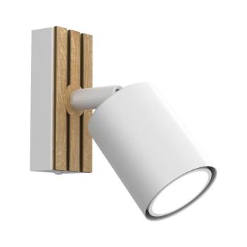 Fali spotlámpa TERRA 1xGU10/8W/230V fehér/tölgy 9976 kép