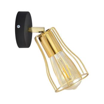 Fali spotlámpa TUBE 1xGU10/15W/230V arany/fekete R-KM 1924/1K BK+GO MAT kép