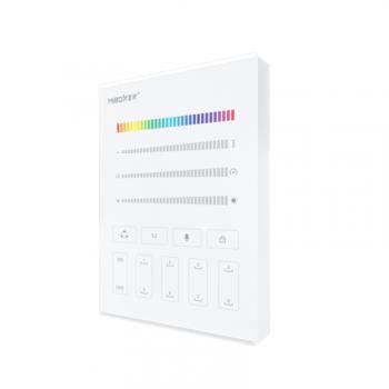 Fali távirányító Digitális (SPI, futófény) LED szalaghoz , 5in1 (monokróm/CCT/RGB /RGBW/RGB-CCT) , Tuya, DMX , fehér , Miboxer , B9 kép