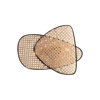 Fali világítás Gheisa, rattan, 2 izzós kép