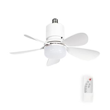 FANLUX-B5 Mennyezeti ventilátor LED lámpával 6W 6500K 510lm 42CM fehér távirányító 2027730 VITO kép