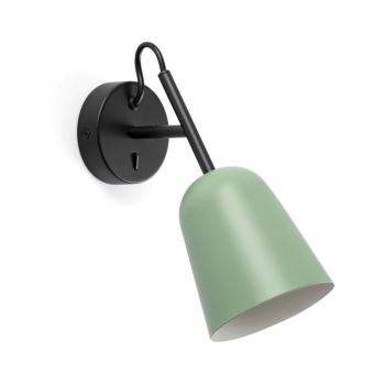 FARO Barcelona FARO 28259 - Fali lámpa STUDIO 1xE14/8W/230V zöld/fekete 28259 kép
