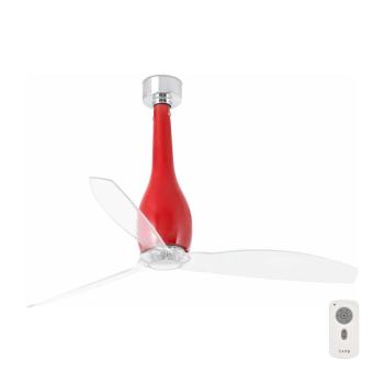 FARO Barcelona FARO 32002 - Mennyezeti látor ETERFAN piros/átlátszó á. 128 cm + távirányítás 32005 kép