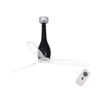 FARO Barcelona FARO 32002 - Mennyezeti látor ETERFAN fekete/átlátszó á. 128 cm + távirányítás 32002 kép