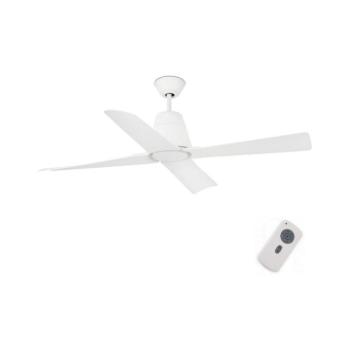 FARO Barcelona FARO 33480 - Mennyezeti látor TYPHOON IP44 fehér á. 130 cm fehér + távirányító 33480 kép