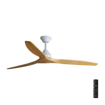 FARO Barcelona FARO 33728DC - Mennyezeti látor ALO L fa/fehér á. 152 cm + távirányítás 33728DC kép