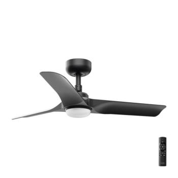 FARO Barcelona FARO 33825-1TW-LED Fényerőszabályozható HEY S látor LED/10W/230V 2700/3000/4000K fekete + távirányító 338251S