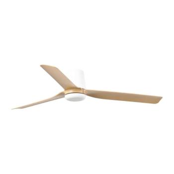 FARO Barcelona FARO 33829-Mennyezeti látor PUNT TUB M barna/fehér átm. 130 cm + távirányítás 33829 kép