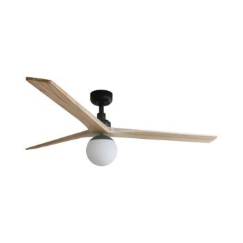 FARO Barcelona FARO 34282WT-11L KLIML mennyezeti látor 1xE27/15W/230V fenyő/fekete, 150 cm 34282T11L kép