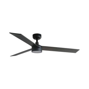 FARO Barcelona FARO 34298WT1S-LED Fényerőszabályzós látor RUDDER L 18W/230V CCT (állítható színhőmérséklet), átmérő 132 cm, barna/fekete WT + távirányító 34298WT1S-D kép
