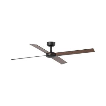 FARO Barcelona FARO 34356-Mennyezeti látor RUDDER L barna/fekete átm. 132 cm + távirányítás 34356 kép