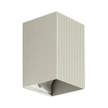 FARO Barcelona FARO 40536 - Fali lámpa SOLE 1xGU10/8W/230V szürke csipkézett szögletes 40536 kép