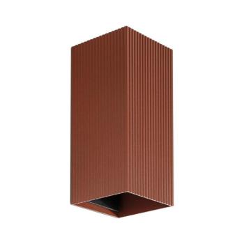 FARO Barcelona FARO 40568 - Fali lámpa SOLE 2xGU10/8W/230V tégla csipkézett szögletes 40568 kép