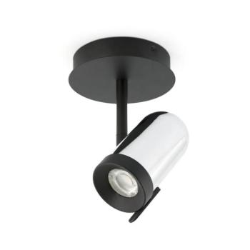FARO Barcelona Faro 43531 - Spotlámpa ORLEANS 1xGU10/8W/230V ezüst/fekete 43531 kép
