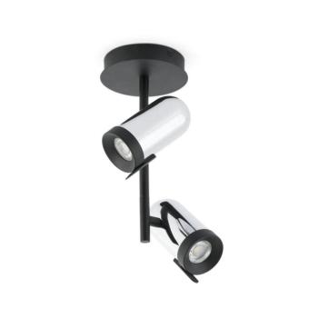 FARO Barcelona Faro 43534 - Spotlámpa ORLEANS 2xGU10/8W/230V ezüst/fekete 43534 kép