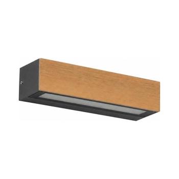 FARO Barcelona FARO 71898 - LED kültéri fali lámpatest LAKO LED/8W/230V IP65 fekete/fa 71898 kép