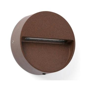 FARO Barcelona FARO 71962- DUNE LED lépcsővilágító lámpa LED/3W/230V 2200/2700/3200/4000K IP65 barna 71962 kép