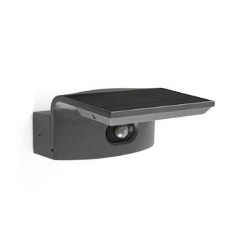 FARO Barcelona FARO 74456 - LED napelemes fali lámpa érzékelővel LUMA LED/5W/3,7/230V IP65 antracit 74456 kép