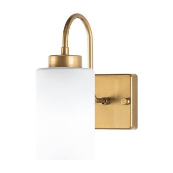 Fehér-aranyszínű fali lámpa ø 10 cm Duzsuz – Opviq lights kép