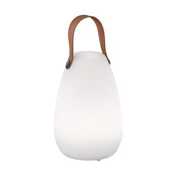 Fehér-barna LED asztali lámpa (magasság 20 cm) Ruby – Fischer & Honsel kép