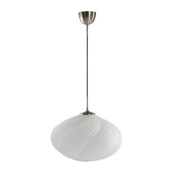 Fehér-ezüstszínű opálüveg dimmelhető függőlámpa ø 50 cm Meringue – Jotex kép