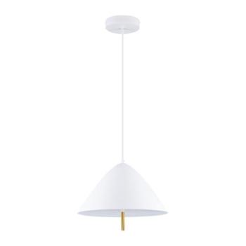 Fehér fém LED függőlámpa fém búrával ø 40 cm Oros – Nova Luce kép