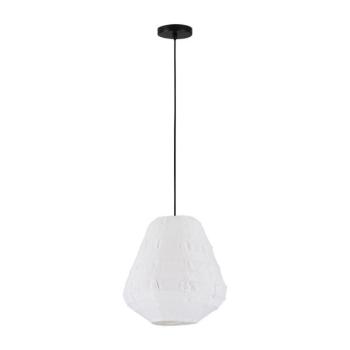 Fehér len függőlámpa ø 36 cm Linnet – Nova Luce kép