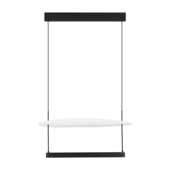 Fehér-matt fekete alumínium LED dimmelhető függőlámpa ø 60 cm Diona – Nova Luce kép