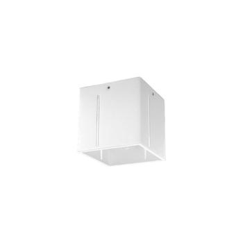 Fehér mennyezeti lámpa fém búrával 10x10 cm Pax – Sollux kép