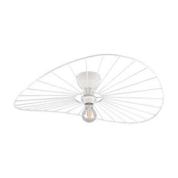 Fehér mennyezeti lámpa ø 60 cm Chapeau – Reality kép