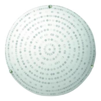 Fehér mennyezeti lámpa üveg búrával ø 30 cm Circle – Candellux Lighting kép