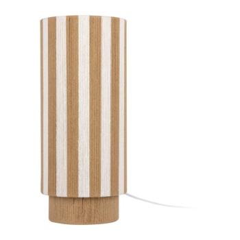 Fehér-natúr színű kötél asztali lámpa (magasság 58 cm) Vienna Stripes – Leitmotiv kép