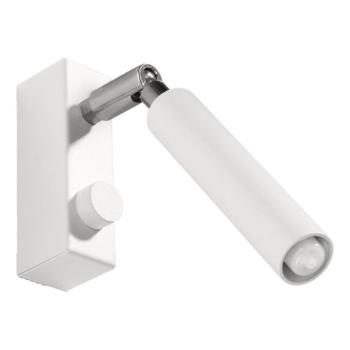 Fehér spotlámpa 10x3 cm Tiden – Sollux kép