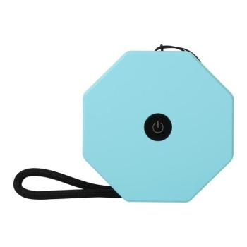 Fehér-türkiz USB hordozható fénydekoráció ø 8 cm Twist – Gingko kép