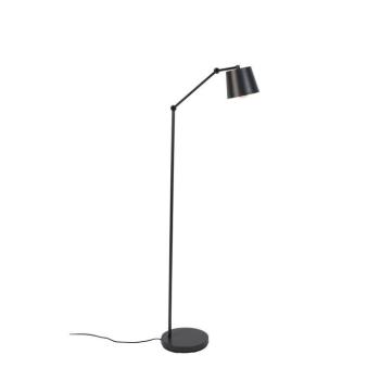Fekete állólámpa fém búrával (magasság 135 cm) Hajo – White Label kép