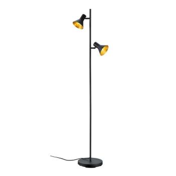 Fekete állólámpa fém búrával (magasság 144 cm) Nina – Reality kép