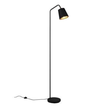 Fekete állólámpa textil búrával (magasság 148 cm) Buddy – Reality kép