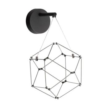 Fekete alumínium LED fali lámpa Nebula – Nova Luce kép