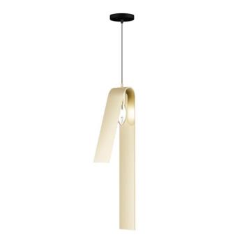 Fekete-aranyszínű függőlámpa fém búrával Fold – Squid Lighting kép