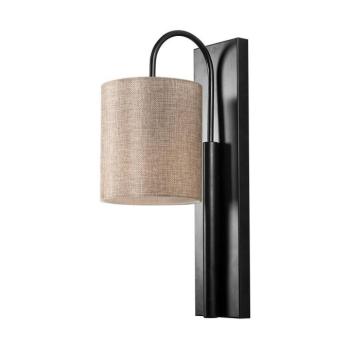 Fekete-bézs fali lámpa Baston – Opviq lights kép