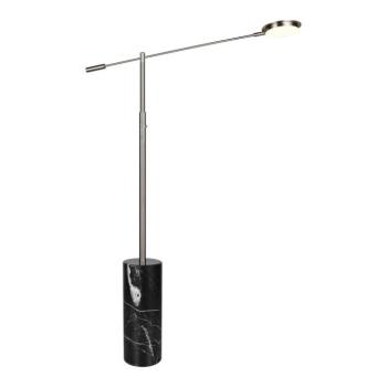 Fekete-ezüstszínű LED állólámpa (magasság 145 cm) Fiore – Trio Select kép