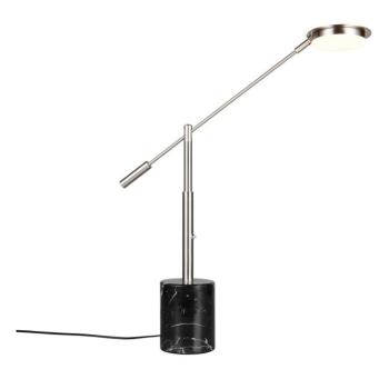 Fekete-ezüstszínű LED asztali lámpa (magasság 65 cm) Fiore – Trio Select kép