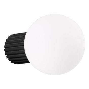 Fekete fali lámpa ø 12 cm Orbital – Sollux kép