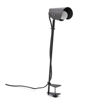 Fekete fém asztali lámpa csiptetővel (magasság 51 cm) Jula – Kave Home kép
