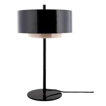Fekete fém asztali lámpa (magasság 50 cm) Grato Anillo – Leitmotiv kép