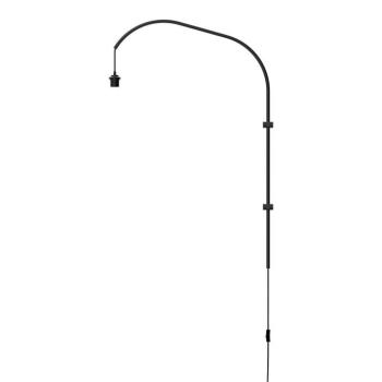 Fekete fém lámpa talp 123 cm Willow – UMAGE kép