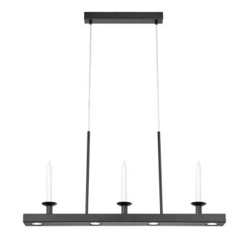 Fekete fém LED dimmelhető függőlámpa Dining – Markslöjd kép