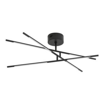 Fekete fém LED dimmelhető mennyezeti lámpa akrilüveg búrával 77x84 cm Raccio – Nova Luce kép